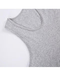 Carl Solid Color Cotton Vest