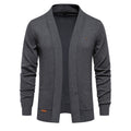 Men's Casual Vintage Style V Neck Open Front Cardigan