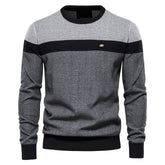 Men's Casual Warm Solid Pullover Sweater