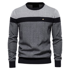 Men's Casual Warm Solid Pullover Sweater