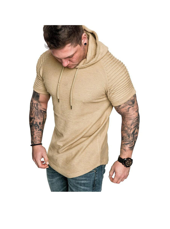 Zachary Short Sleeve Pullover Hoodies
