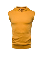 Mackey Solid Color hooded Vest