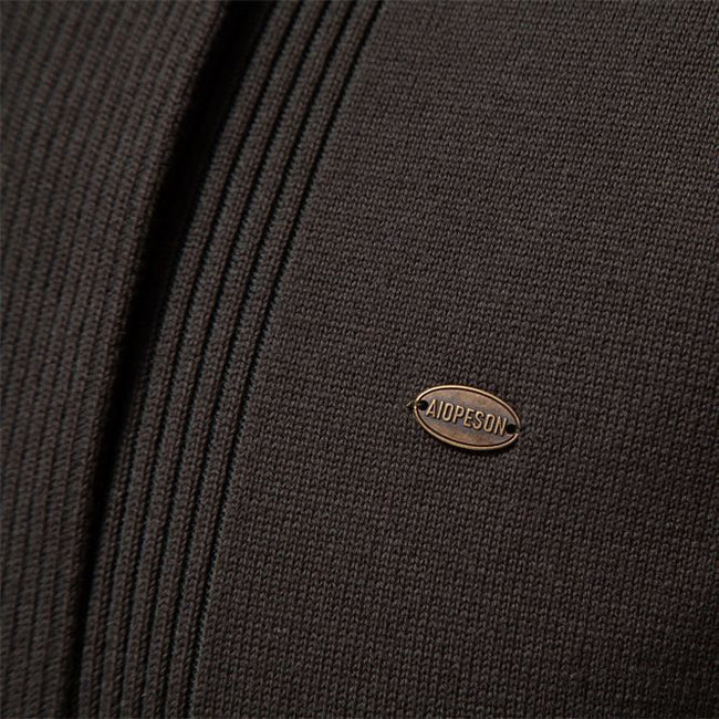 Men's Casual Vintage Style V Neck Open Front Cardigan