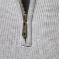 Men's Mock Neck Pullover Quarter Zipper Sweater