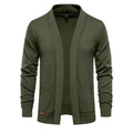 Men's Casual Vintage Style V Neck Open Front Cardigan