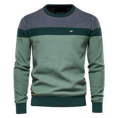 Men's Casual Warm Solid Pullover Sweater