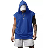James Fitness Pullover Sports Hooded Vest Tank Top