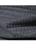 Men's Jacquard Small Check Pullover Hoodie Vest