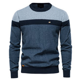 Men's Casual Warm Solid Pullover Sweater