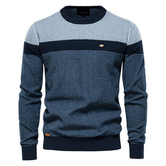 Men's Casual Warm Solid Pullover Sweater