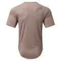 Patrick Zip Cardigan Round Neck Short Sleeve T-Shirt