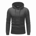 Men's Basic Solid Color Pullover Hooded Sweatershirt