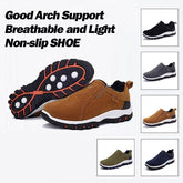 Men's Good arch support Outdoor Breathable Lightweight Walking Slip On Sneakers