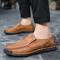 Mitchell Shoes Men's Handmade Cutout Loafers