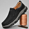Men's Leather Casual Walking Outdoor Shoes