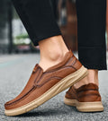 Mitchell Shoes Men's Comfortable Genuine Leather Orthopedic Loafers