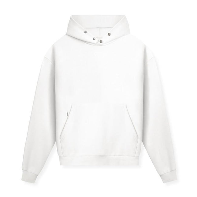 Men's Fleece Hidden Zipper Pocket Detail Hoodie