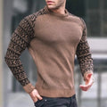 Men's Pullover Casual Long Sleeve Round Neck Sweater