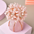 Hand-woven Natural Crystal Stone Fortune Tree of Life Ornaments