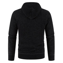 Men's Ribbed Knit Warm Cardigan Sweater