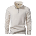 Men's Half-Stand Collar Sherpa Fleece Sweater