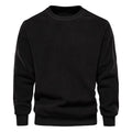 Men's Fleece Solid Color Shoulder Drop Pullover Sweatshirt