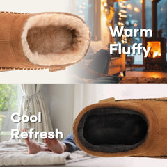 π₯π Hot Sale! Limited Stock!π πMen's Daily Non-Slip Warm Plush Wide Toe Slip-On Loafers Slippers