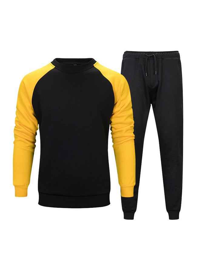 Terry Round Neck Sweater With Elastic Waist Sweatpants