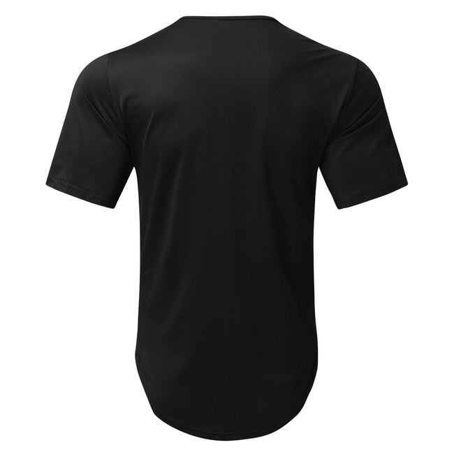 Patrick Zip Cardigan Round Neck Short Sleeve T-Shirt