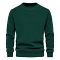 Men's Fleece Solid Color Pullover Sweatshirt