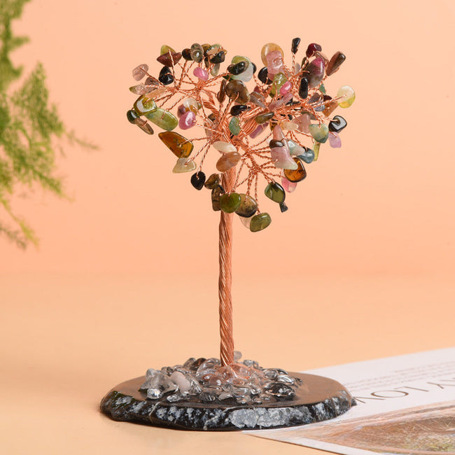 Natural Agate Crystal  Fortune Tree