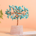 Natural Rose Quartz Jewelry Original Stone Base Fortune Tree