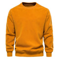 Men's Fleece Solid Color Shoulder Drop Pullover Sweatshirt