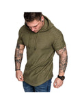 Zachary Short Sleeve Pullover Hoodies