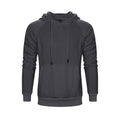 Men's Solid Color Raglan Sleeves Fleece Hoodies Sweatshirts