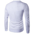 Men's Solid Color V-neck Knitted Cardigan