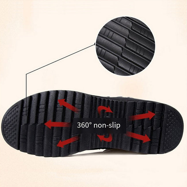 š„Last Day Promotion 50% OFF - Women's Metal Buckle Genuine Leather Wool Orthopedic Boots
