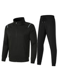 Janousek Stand Collar Sweatshirt With Elastic Waist Sweatpants
