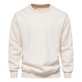 Men's Fleece Solid Color Shoulder Drop Pullover Sweatshirt