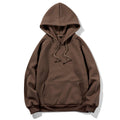 Men's Solid Color Raglan Sleeves Fleece Hoodies Sweatshirts