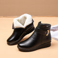 š„Last Day Promotion 50% OFF - Women's Metal Buckle Genuine Leather Wool Orthopedic Boots