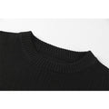 Men's Colorblock Striped Slim Fit Crew Neck Pullover Sweater