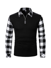 Frank Patchwork Long Sleeve Shirt