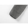 Men's Colorblock Striped Slim Fit Crew Neck Pullover Sweater