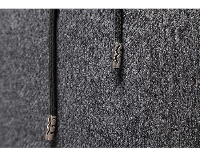 Men's Chenille Basic Casual Pullover Hooded Sweater