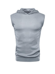 Mackey Solid Color hooded Vest