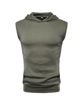 Mackey Solid Color hooded Vest
