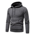 Men's Chenille Basic Casual Pullover Hooded Sweater
