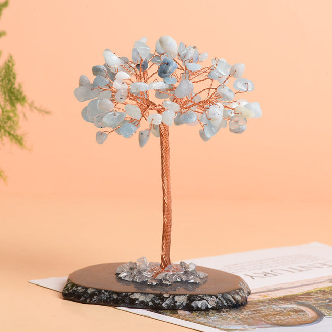 Natural Agate Crystal  Fortune Tree