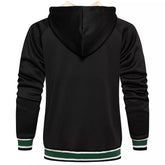 Men's Full Zip Regular Fit Fleece Hooded Sweatshirt with Pockets